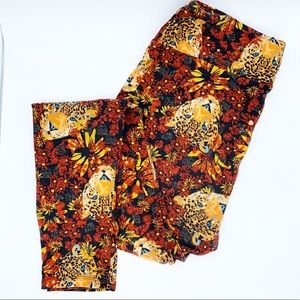 LULAROE Jaguar Floral Print Leggings